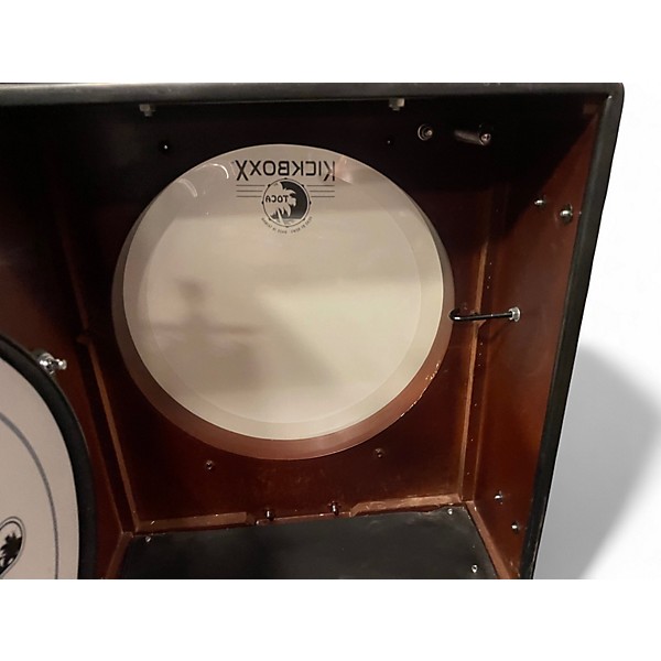 Used Toca 3 Piece KICKBOX Brown Drum Kit