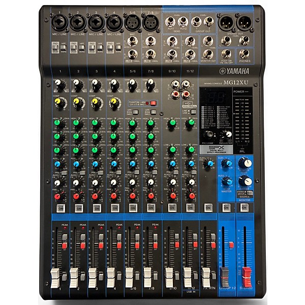 Used Yamaha MG12XU Unpowered Mixer