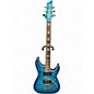 Used Schecter Guitar Research DIAMOND SERIES Trans Blue Solid Body Electric Guitar thumbnail