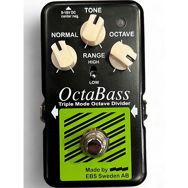 Used EBS Octabass Triple Mode Bass Octave Divider Bass Effect Pedal