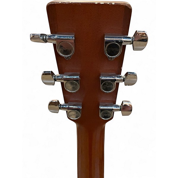 Used Martin DM Mahogany Brown Acoustic Guitar