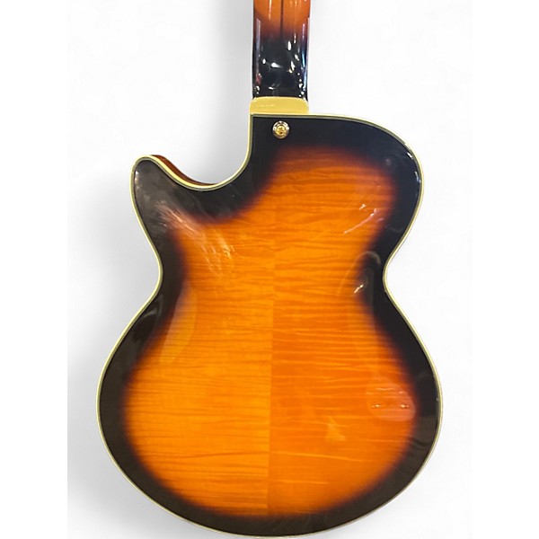 Used D'Angelico EX-SS Sunburst Hollow Body Electric Guitar