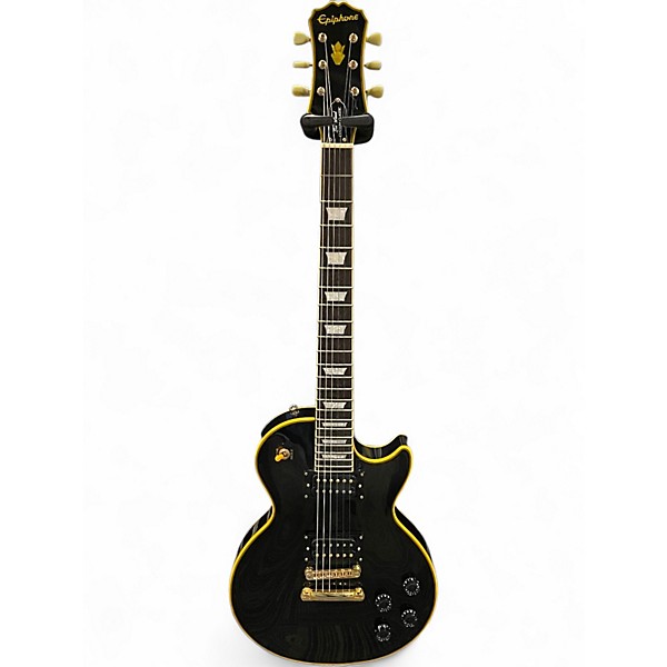 Used Epiphone Les Paul Custom Classic Black Solid Body Electric Guitar