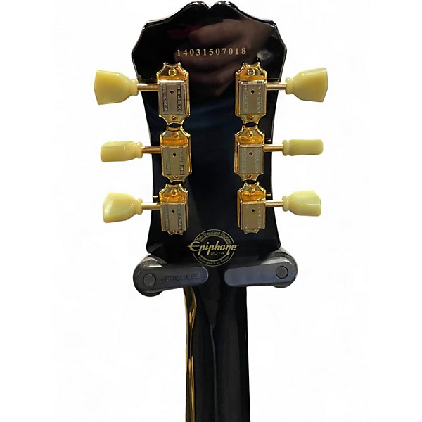 Used Epiphone Les Paul Custom Classic Black Solid Body Electric Guitar