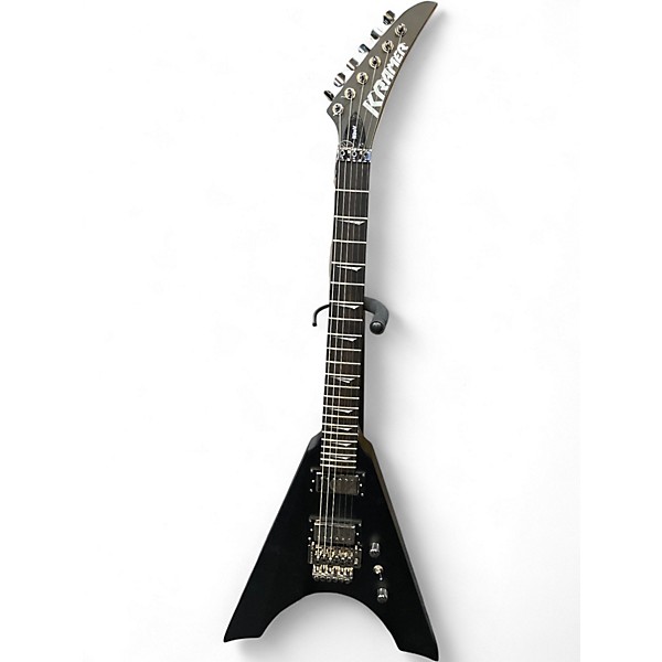 Used Kramer NITE-V Black Solid Body Electric Guitar