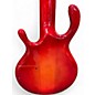 Used Pedulla MVP5 5 String Trans Red Electric Bass Guitar