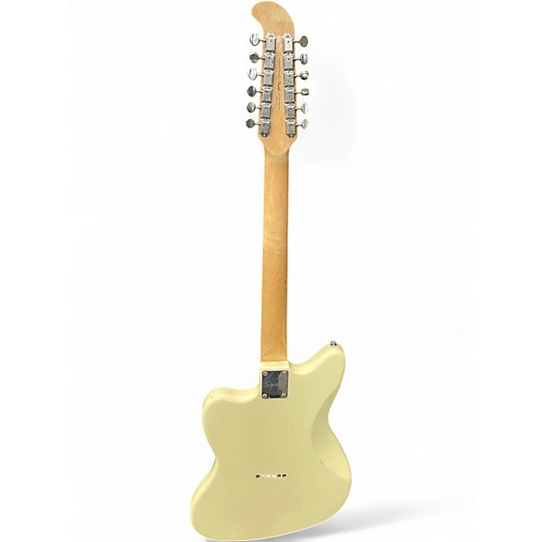 Used Squier Jazzmaster 12 String Antique Ivory Solid Body Electric Guitar