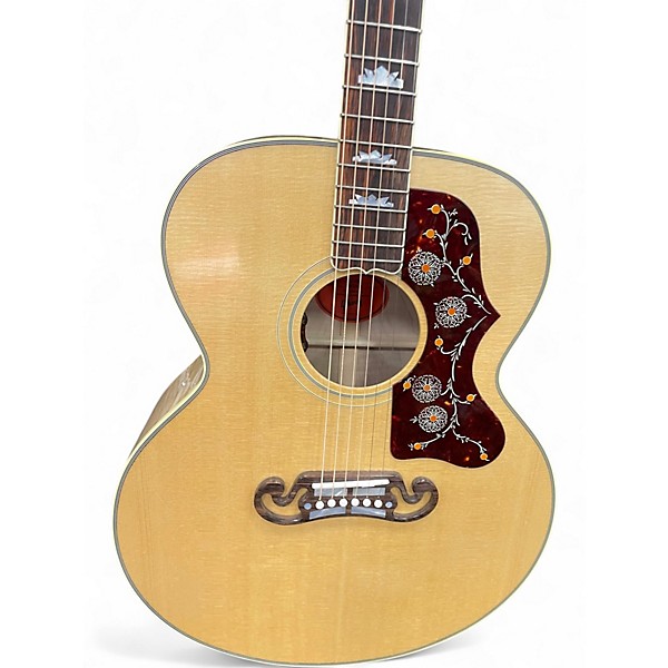 Used 2025 Gibson SJ200 Original Natural Acoustic Electric Guitar