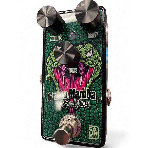 Used Calin Green Mamba Overdrive Effect Pedal Package