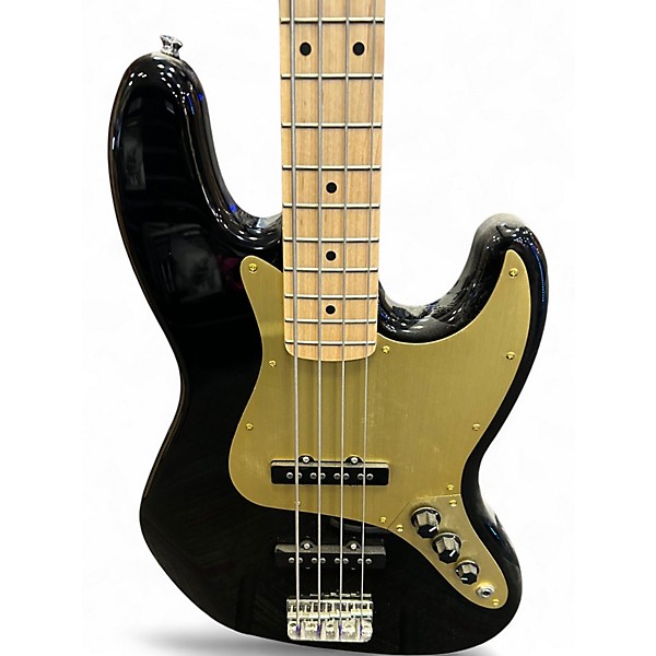 Used Squier Affinity Jazz Bass Black Electric Bass Guitar