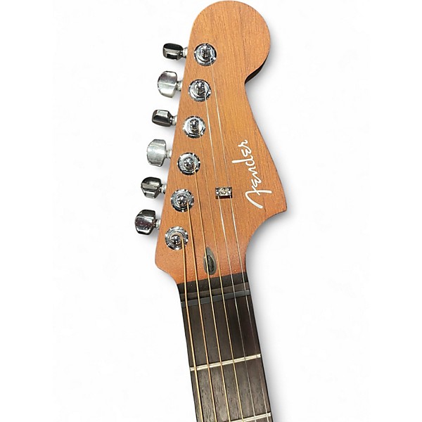Used Fender ACOUSTASONIC STANDARD JAZZMASTER BLACK Acoustic Electric Guitar