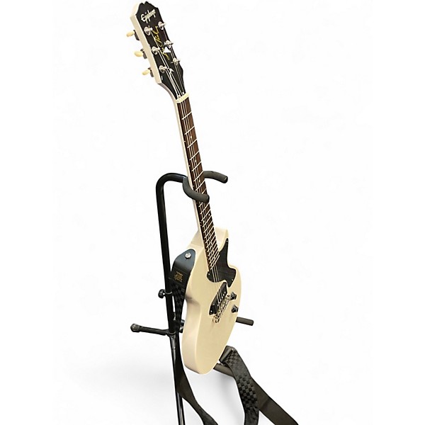 Used Epiphone Billie Joe Armstrong Signature Les Paul Jr White Solid Body Electric Guitar