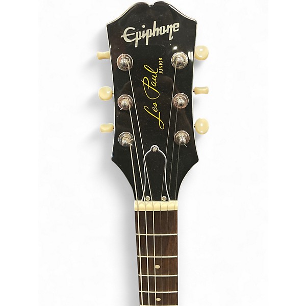 Used Epiphone Billie Joe Armstrong Signature Les Paul Jr White Solid Body Electric Guitar