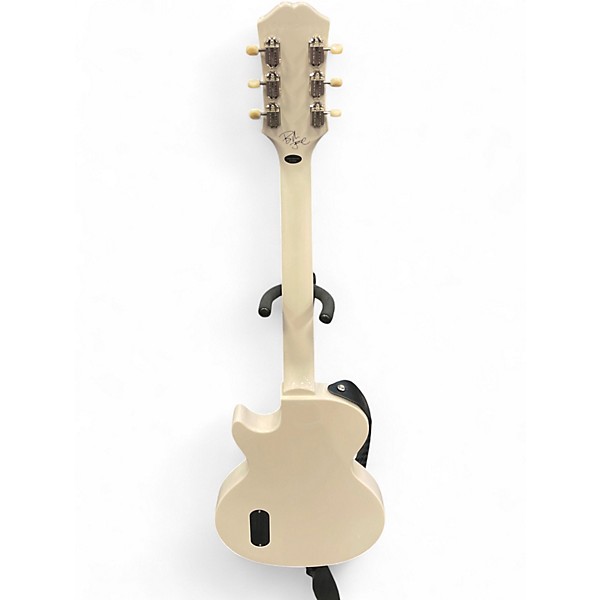 Used Epiphone Billie Joe Armstrong Signature Les Paul Jr White Solid Body Electric Guitar