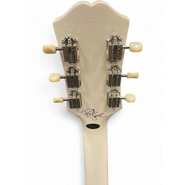 Used Epiphone Billie Joe Armstrong Signature Les Paul Jr White Solid Body Electric Guitar