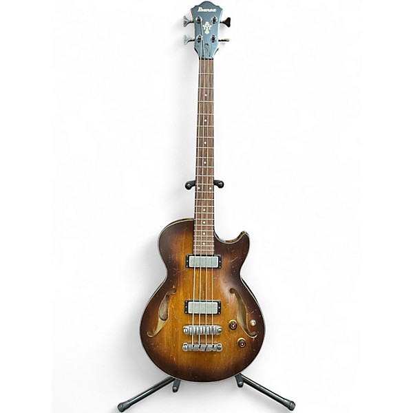 Used Ibanez AGBV200A Tobacco Burst Electric Bass Guitar