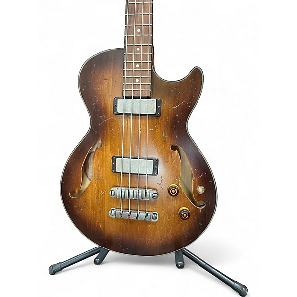 Used Ibanez AGBV200A Tobacco Burst Electric Bass Guitar