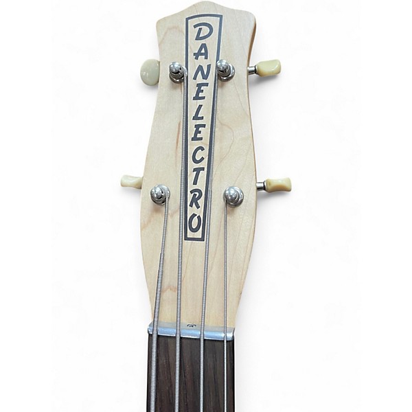 Used Danelectro 59DC Gold Sparkle Electric Bass Guitar