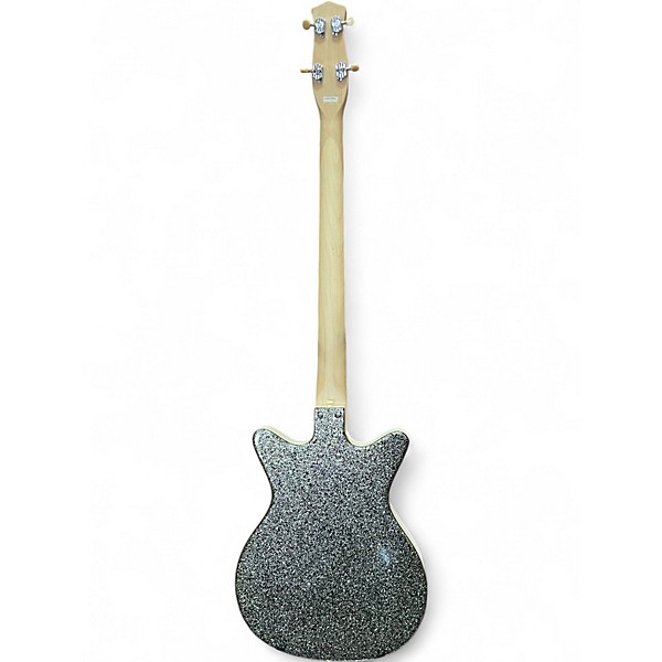 Used Danelectro 59DC Gold Sparkle Electric Bass Guitar