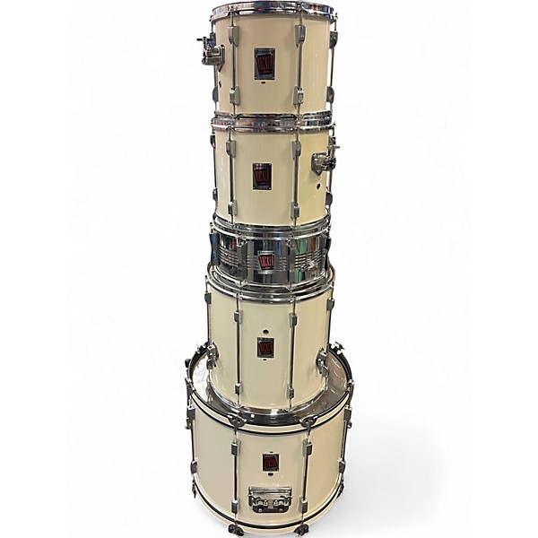 Used Ludwig 5 Piece Rocker White Drum Kit
