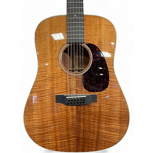 Used Martin Custom Shop D-14 Fret Koa Natural 12 String Acoustic Guitar
