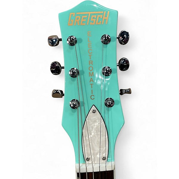 Used Gretsch Guitars G5237 Electromatic Double Jet FT  Surf Green Solid Body Electric Guitar