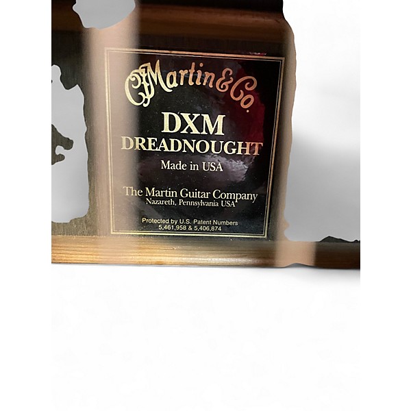 Used Martin DXM Natural Acoustic Guitar