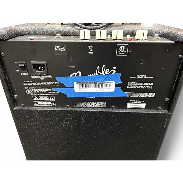 Used Fender Rumble 25 25W 1x10 Bass Combo Amp