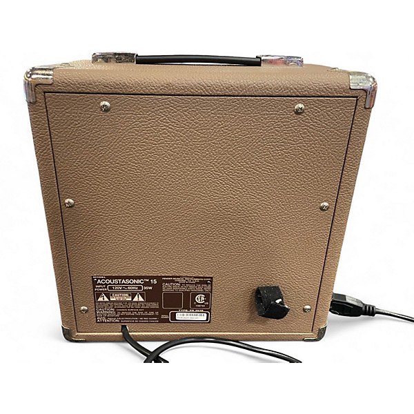 Used Fender Acoustasonic 15 Acoustic Guitar Combo Amp