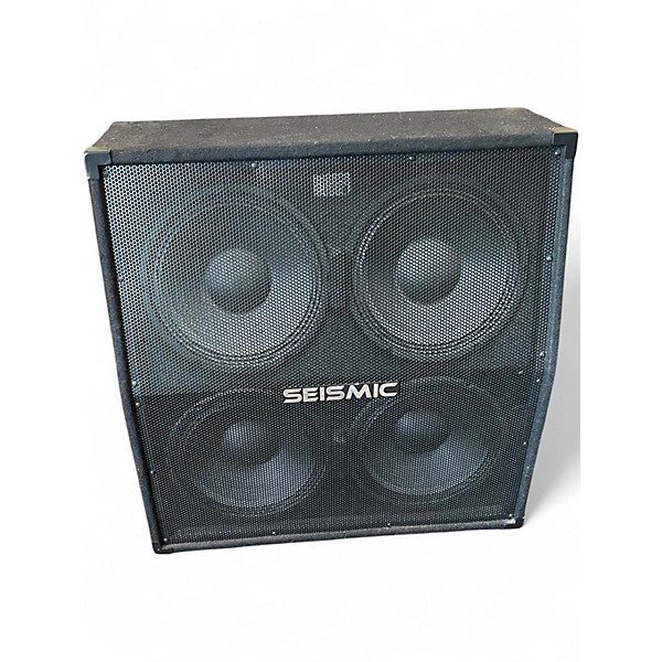 Used Seismic Audio Slant top 412 guitar cab Guitar Cabinet