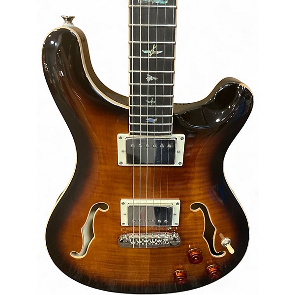 Used PRS SE PIEZO 2 Color Sunburst Hollow Body Electric Guitar