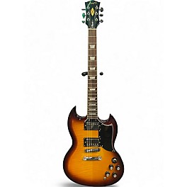 Used Firefly SG Classic 2 Tone Sunburst Solid Body Electric Guitar