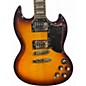 Used Firefly SG Classic 2 Tone Sunburst Solid Body Electric Guitar
