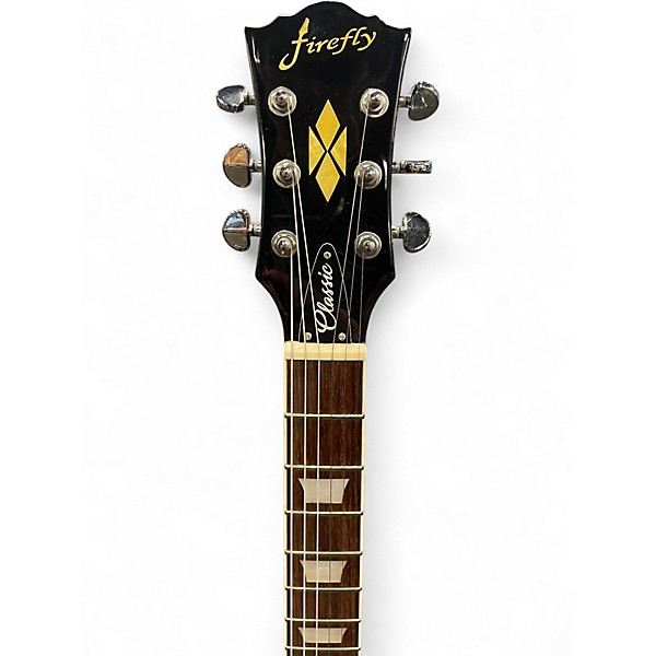 Used Firefly SG Classic 2 Tone Sunburst Solid Body Electric Guitar