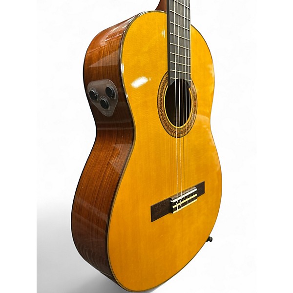 Used Yamaha CG-TA TransAcoustic Nylon-String Natural Classical Acoustic Electric Guitar