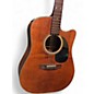 Used Takamine EF340SCGN Natural Acoustic Electric Guitar