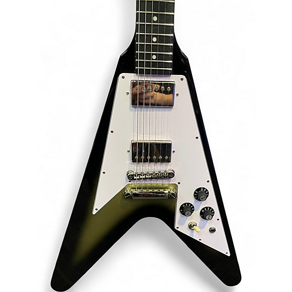Used Epiphone FLYING V '70S Silverburst Solid Body Electric Guitar