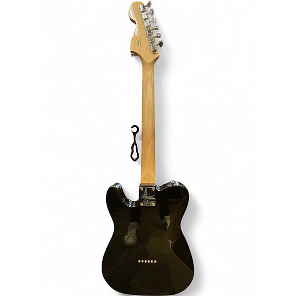 Used Squier ESQUIRE DELUXE Metallic Black Solid Body Electric Guitar