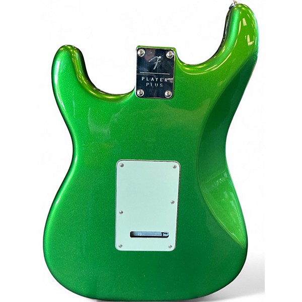 Used Fender Player Plus Stratocaster HSS COSMIC JADE Solid Body Electric Guitar