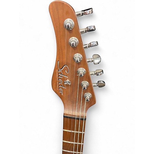 Used Schecter Guitar Research Nick Johnston Traditional Left Handed Atomic Orange Electric Guitar