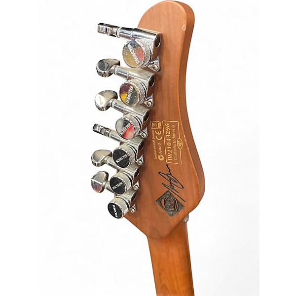 Used Schecter Guitar Research Nick Johnston Traditional Left Handed Atomic Orange Electric Guitar