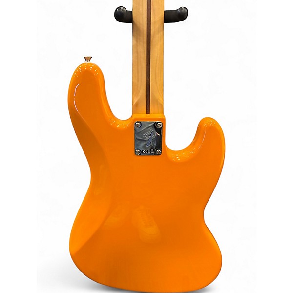 Used Fender Player Jazz Bass Capri Orange Electric Bass Guitar