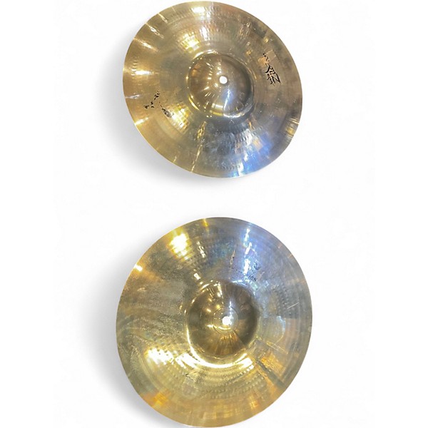 Used Zildjian 14in A Custom Hi Hat Pair Cymbal