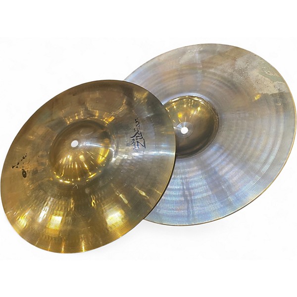 Used Zildjian 14in A Custom Hi Hat Pair Cymbal