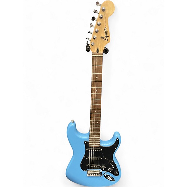 Used Squier Standard Stratocaster Blue Solid Body Electric Guitar