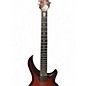 Used Sterling by Music Man MAJ200 SPALTED MAPLE BLOOD ORANGE BURST Solid Body Electric Guitar