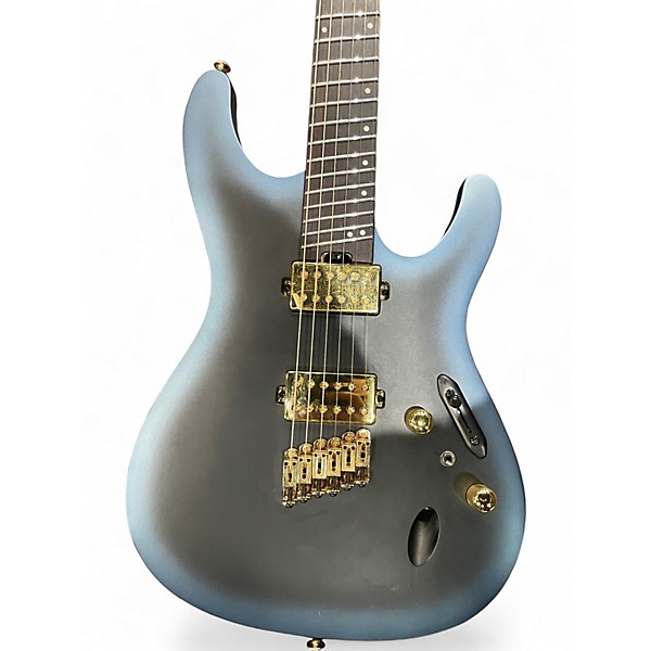 Used Ibanez SML721 Midnight Ocean Arctic Matte Solid Body Electric Guitar