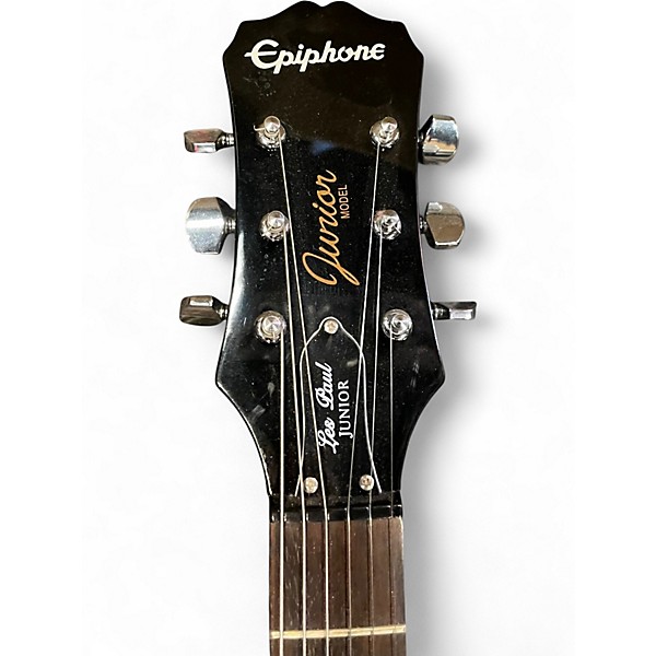 Used Epiphone Les Paul Junior Black Solid Body Electric Guitar