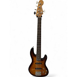 Used Fender DELUXE JAZZ BASS 24 V TIGER BURST Electric Bass Guitar