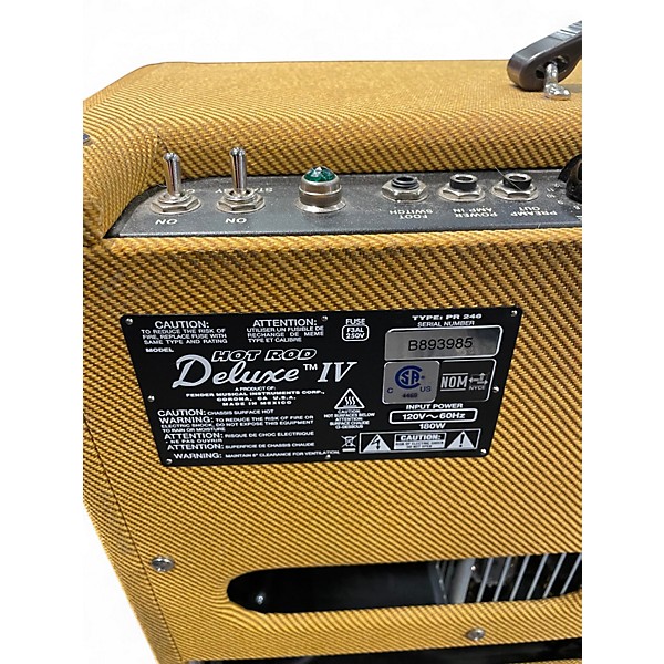 Used Fender Hot Rod Deluxe 1x12 Tweed Guitar Cabinet